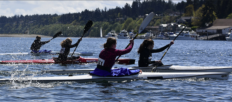Reporter, Noelle Misterek, captures the flowing positivity of the Gig Harbor Canoe and Kayak club as they make their way to the Paddlers Cup.