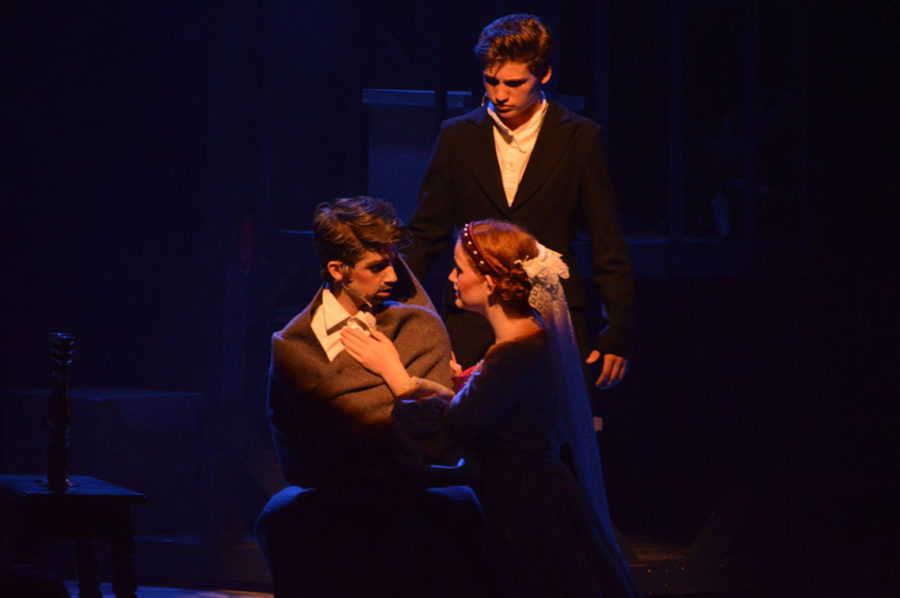 Cosette, Marius, and Jean Valjean