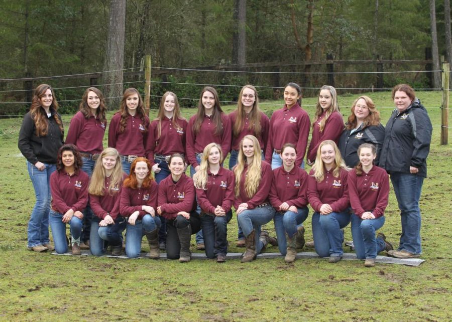 The South Kitsap Equestrian Team, complete with its Peninsula members. Photo courtesy of Karissa Talent.