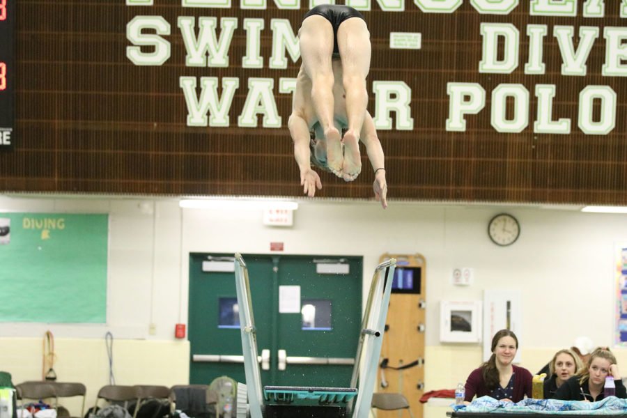Tyler Nichols diving like a pro.