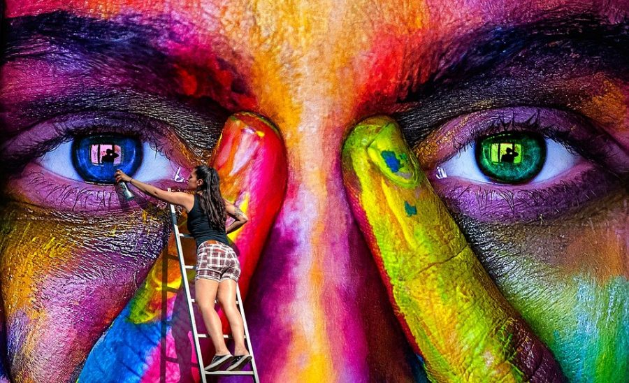 Wall+Art+Spray+Graffiti+Woman
