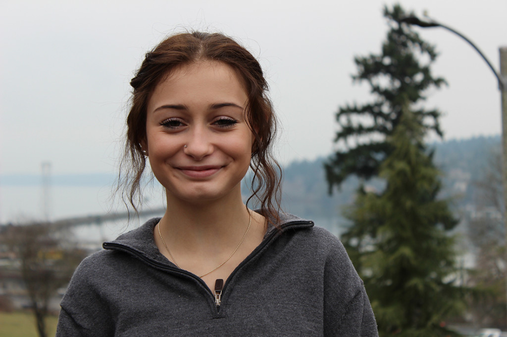 Sophomore
Chloe Herbold: “Going to Seattle to my dad’s house.”
