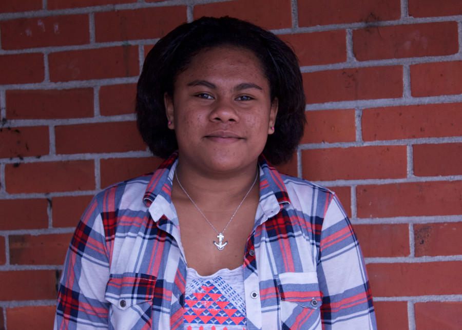 Reporter, Aris Sanders, highlights the personality and experience of new student.